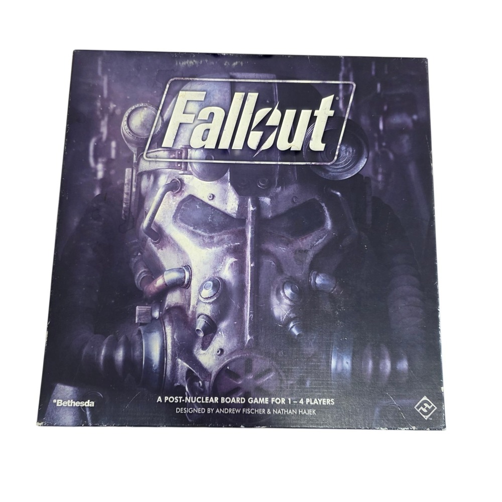 Fallout Board Game 2017 Fantasy Flight Bethesda Post Nuclear Wasteland FFG